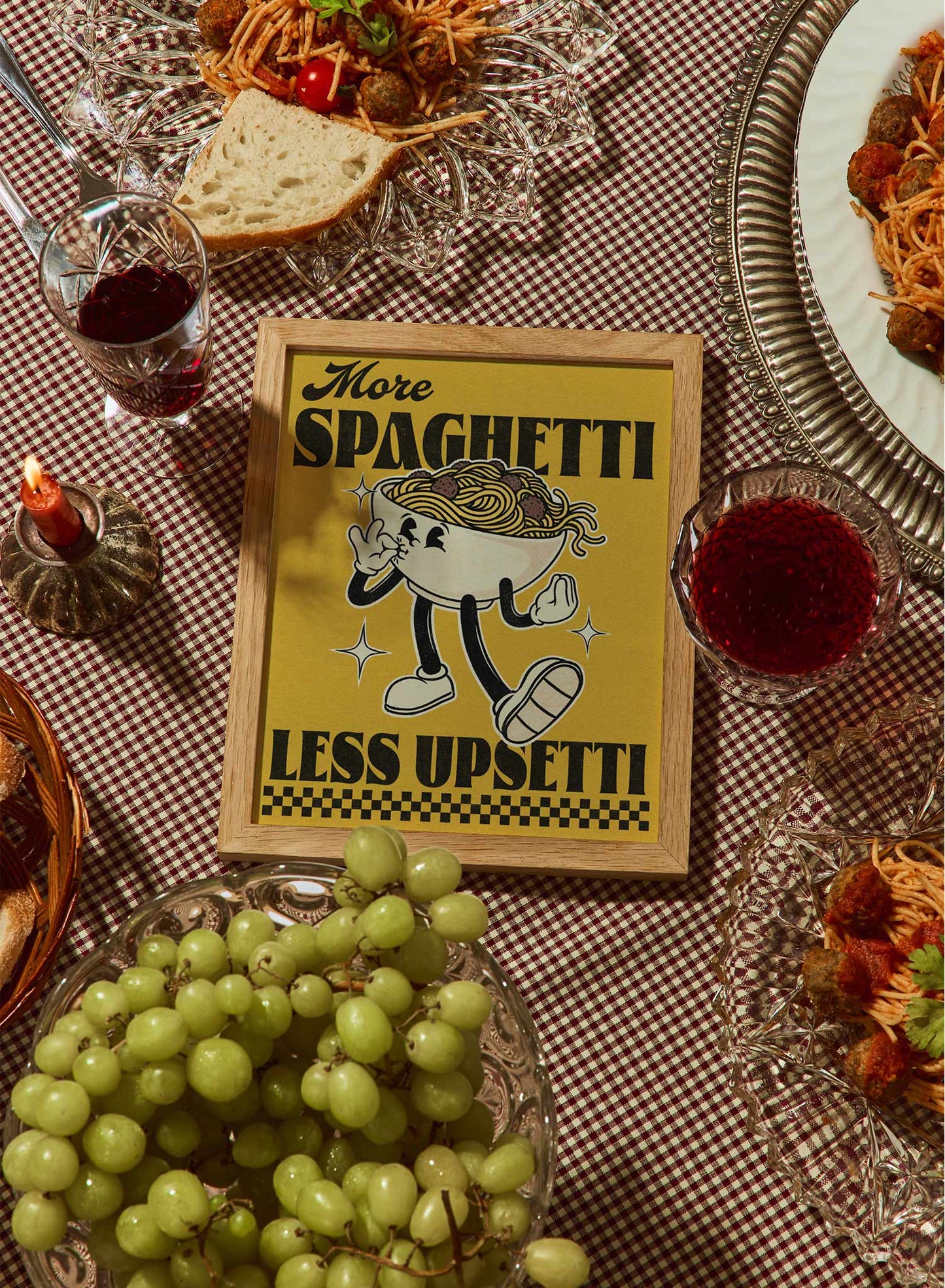 More Spaghetti, Less Upsetti, Poster